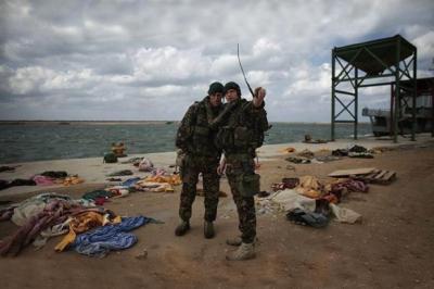 Tropas extranjeras en la playas de Libia